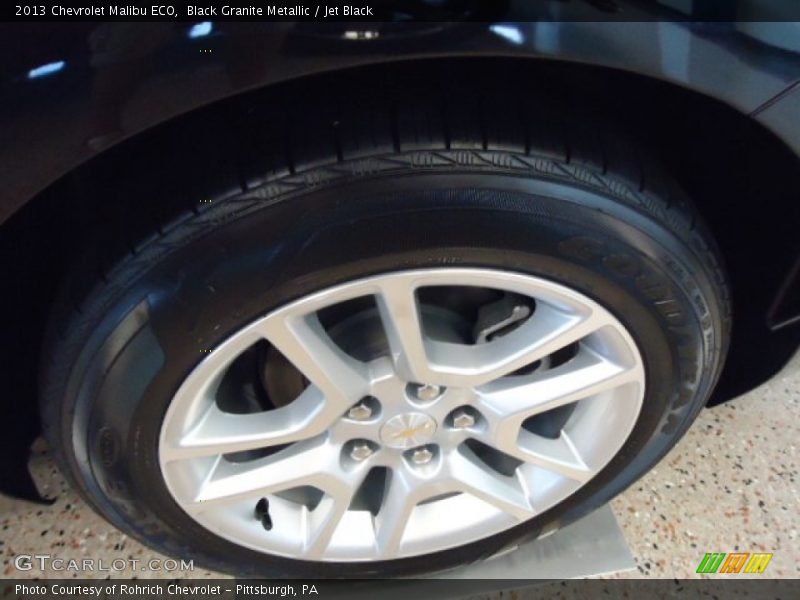 Black Granite Metallic / Jet Black 2013 Chevrolet Malibu ECO