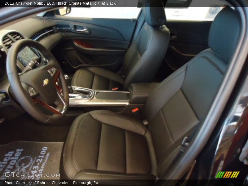 Black Granite Metallic / Jet Black 2013 Chevrolet Malibu ECO
