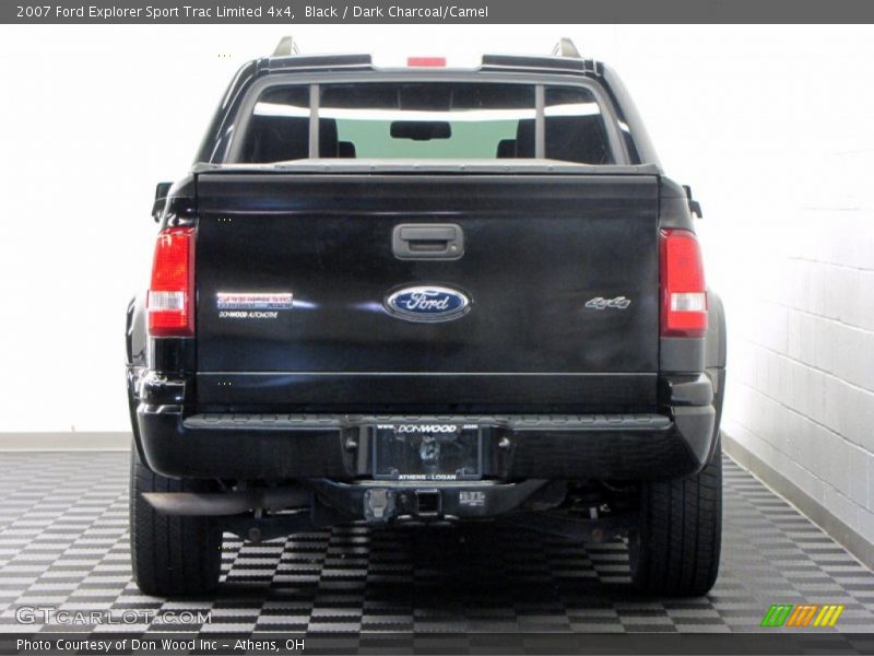 Black / Dark Charcoal/Camel 2007 Ford Explorer Sport Trac Limited 4x4
