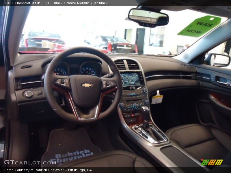 Black Granite Metallic / Jet Black 2013 Chevrolet Malibu ECO