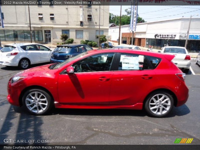 Velocity Red Mica / Black 2012 Mazda MAZDA3 s Touring 5 Door
