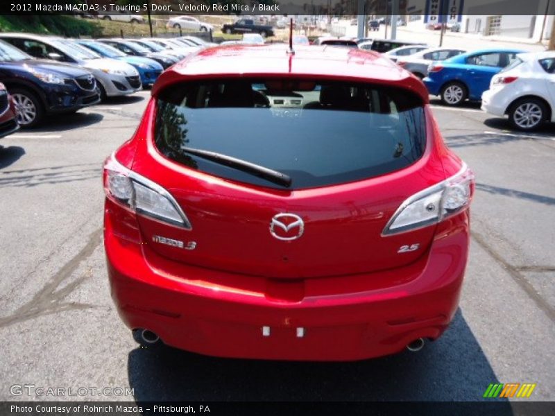 Velocity Red Mica / Black 2012 Mazda MAZDA3 s Touring 5 Door