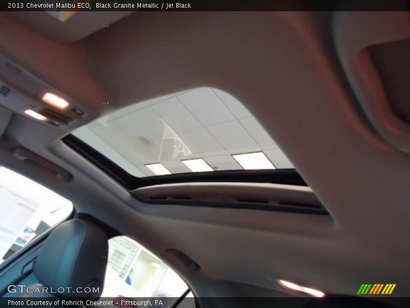 Black Granite Metallic / Jet Black 2013 Chevrolet Malibu ECO