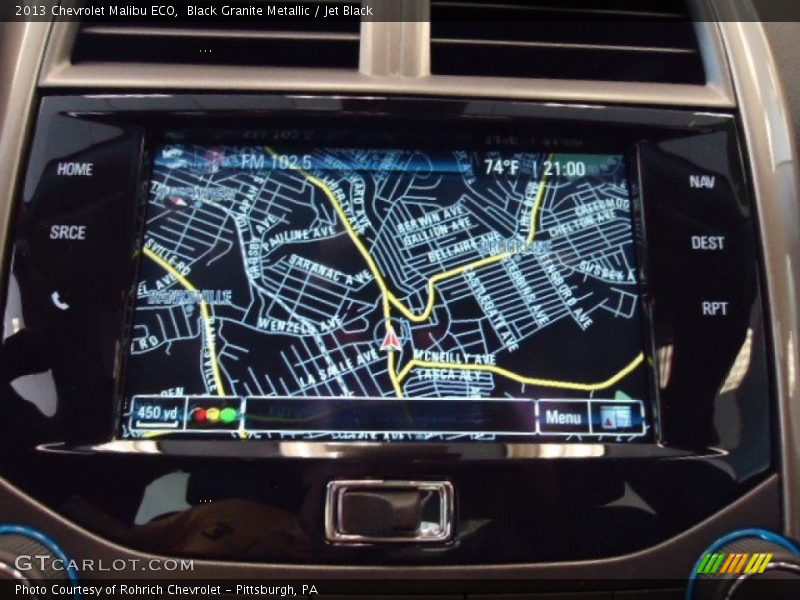 Black Granite Metallic / Jet Black 2013 Chevrolet Malibu ECO