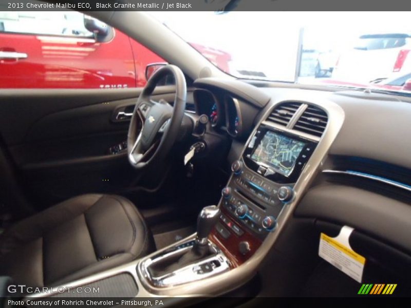 Black Granite Metallic / Jet Black 2013 Chevrolet Malibu ECO