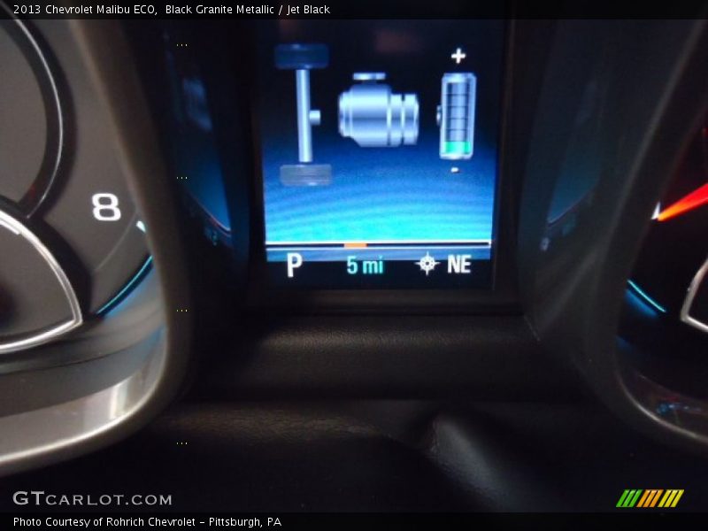 Black Granite Metallic / Jet Black 2013 Chevrolet Malibu ECO