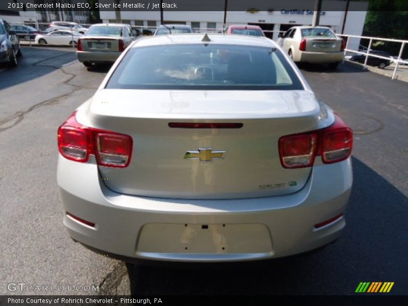 Silver Ice Metallic / Jet Black 2013 Chevrolet Malibu ECO