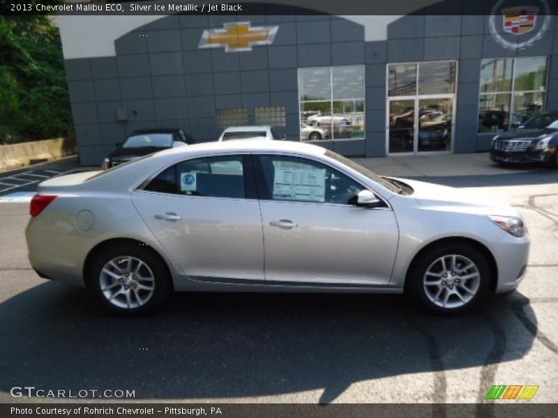 Silver Ice Metallic / Jet Black 2013 Chevrolet Malibu ECO