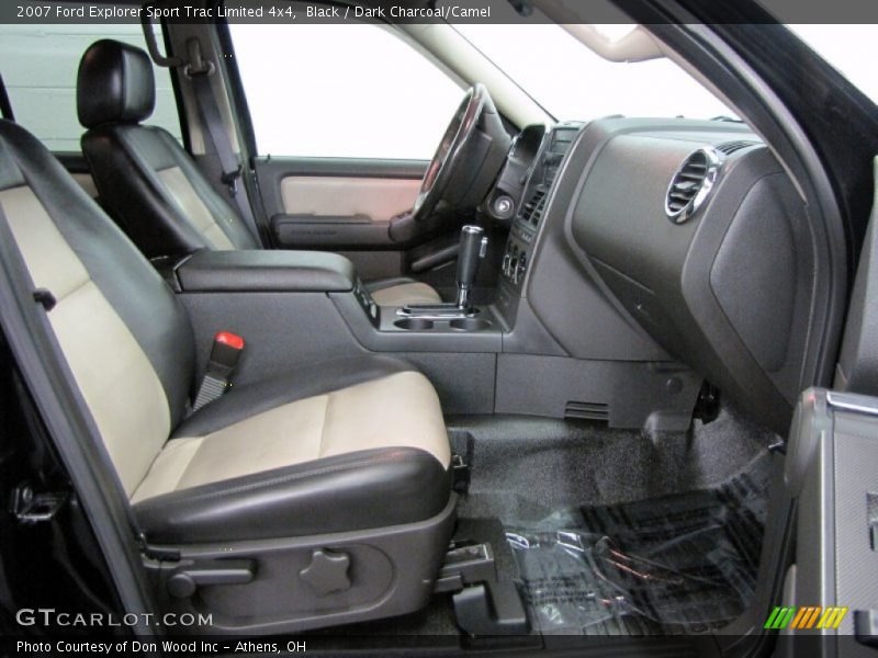 Black / Dark Charcoal/Camel 2007 Ford Explorer Sport Trac Limited 4x4
