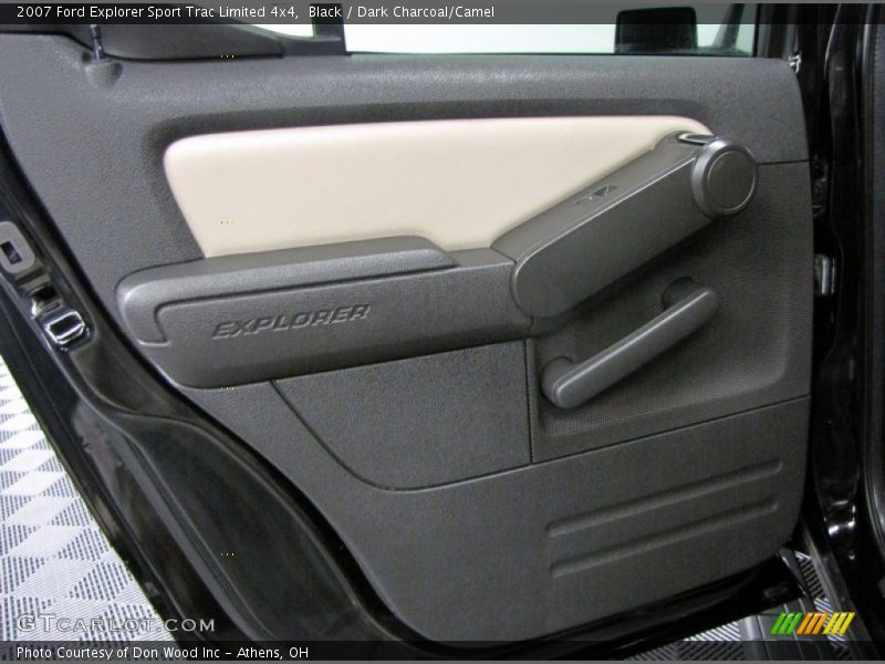 Black / Dark Charcoal/Camel 2007 Ford Explorer Sport Trac Limited 4x4