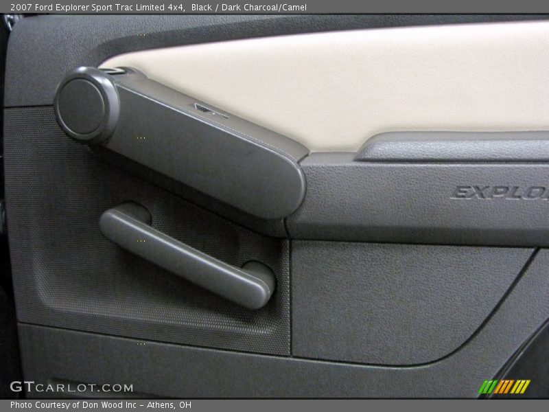 Black / Dark Charcoal/Camel 2007 Ford Explorer Sport Trac Limited 4x4