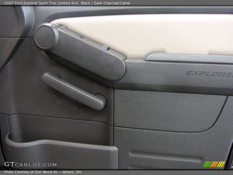 Black / Dark Charcoal/Camel 2007 Ford Explorer Sport Trac Limited 4x4