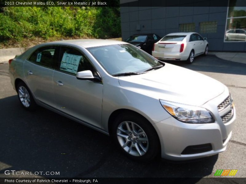 Silver Ice Metallic / Jet Black 2013 Chevrolet Malibu ECO