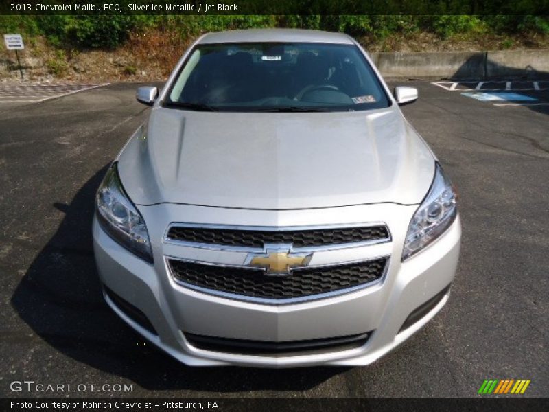 Silver Ice Metallic / Jet Black 2013 Chevrolet Malibu ECO