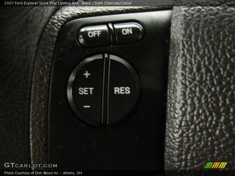 Black / Dark Charcoal/Camel 2007 Ford Explorer Sport Trac Limited 4x4