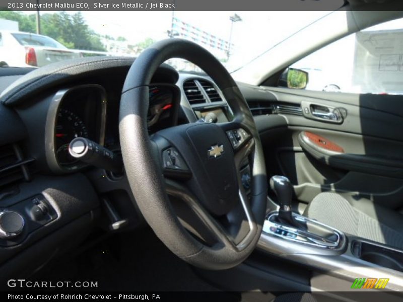 Silver Ice Metallic / Jet Black 2013 Chevrolet Malibu ECO