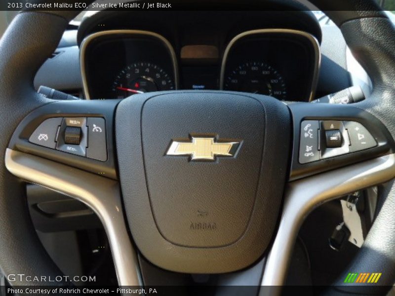Silver Ice Metallic / Jet Black 2013 Chevrolet Malibu ECO