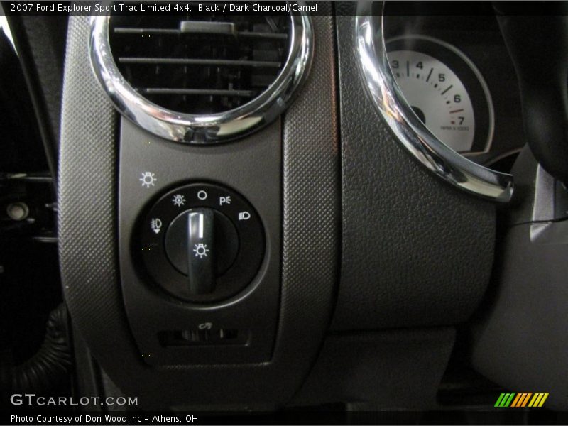 Black / Dark Charcoal/Camel 2007 Ford Explorer Sport Trac Limited 4x4