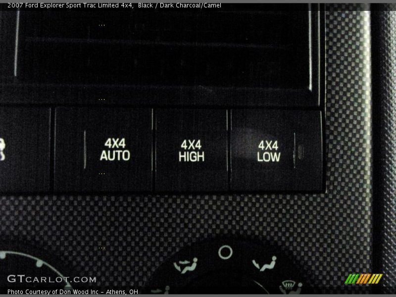 Black / Dark Charcoal/Camel 2007 Ford Explorer Sport Trac Limited 4x4