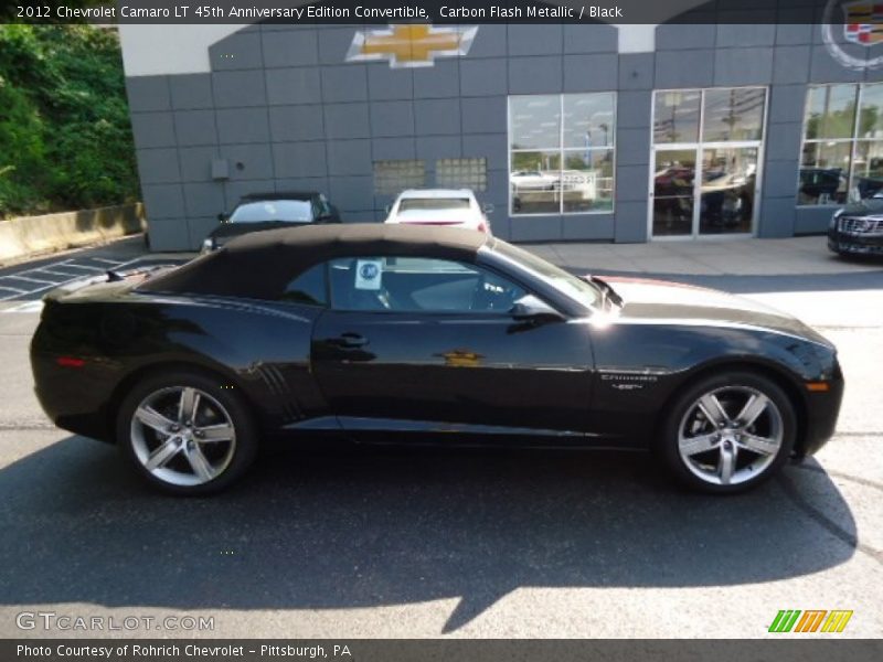 Carbon Flash Metallic / Black 2012 Chevrolet Camaro LT 45th Anniversary Edition Convertible