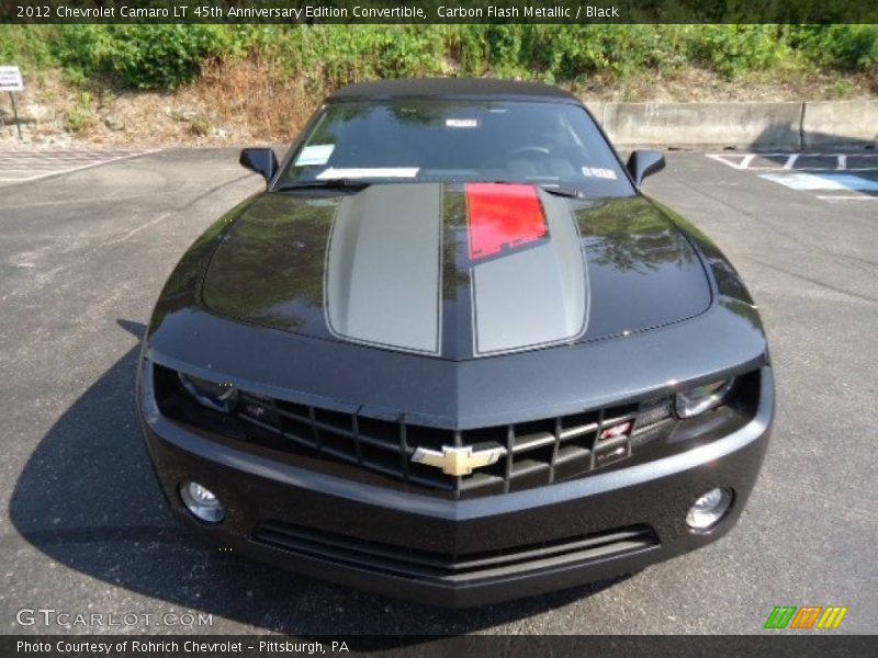 Carbon Flash Metallic / Black 2012 Chevrolet Camaro LT 45th Anniversary Edition Convertible