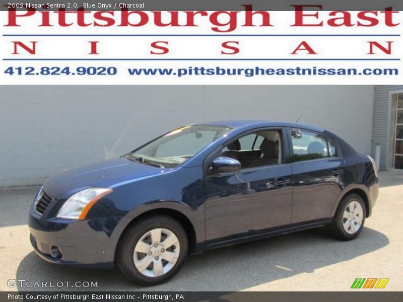 Blue Onyx / Charcoal 2009 Nissan Sentra 2.0