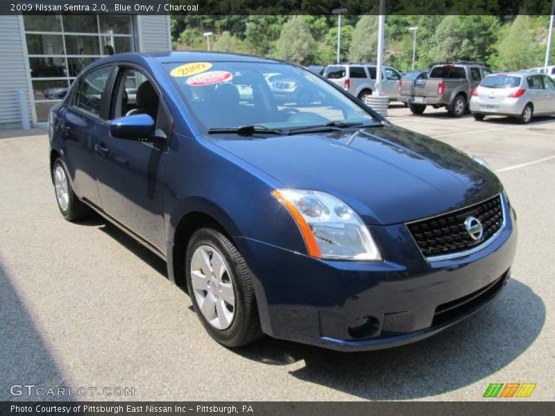 Blue Onyx / Charcoal 2009 Nissan Sentra 2.0