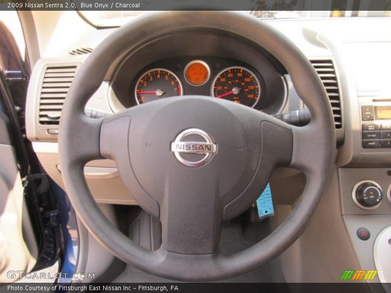 Blue Onyx / Charcoal 2009 Nissan Sentra 2.0