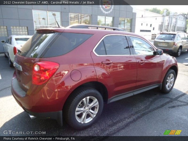 Cardinal Red Metallic / Jet Black 2012 Chevrolet Equinox LT AWD