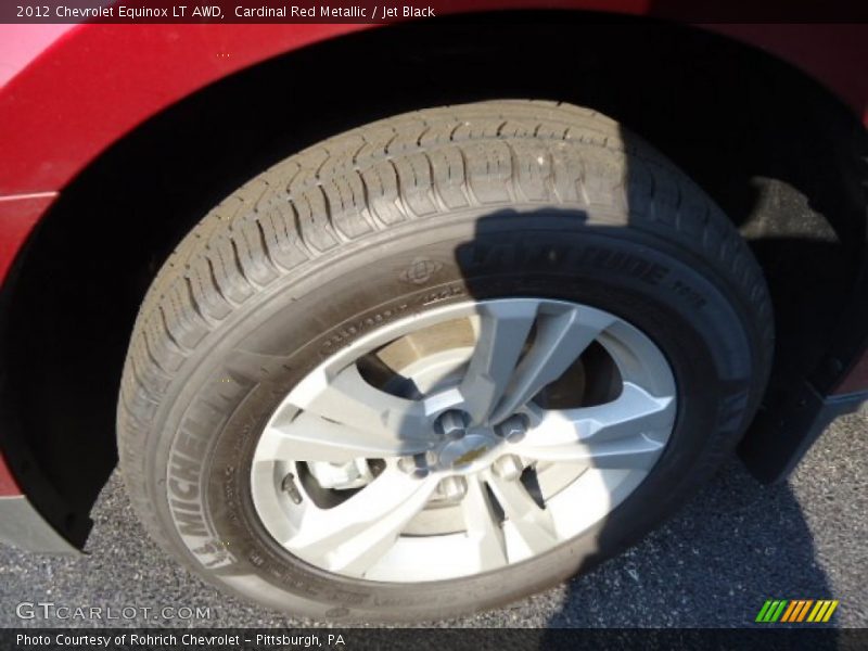 Cardinal Red Metallic / Jet Black 2012 Chevrolet Equinox LT AWD