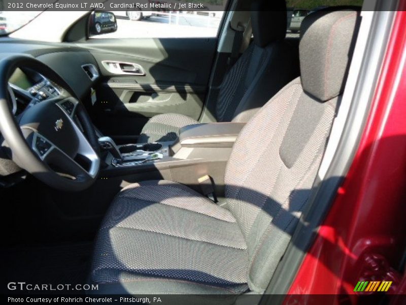 Cardinal Red Metallic / Jet Black 2012 Chevrolet Equinox LT AWD