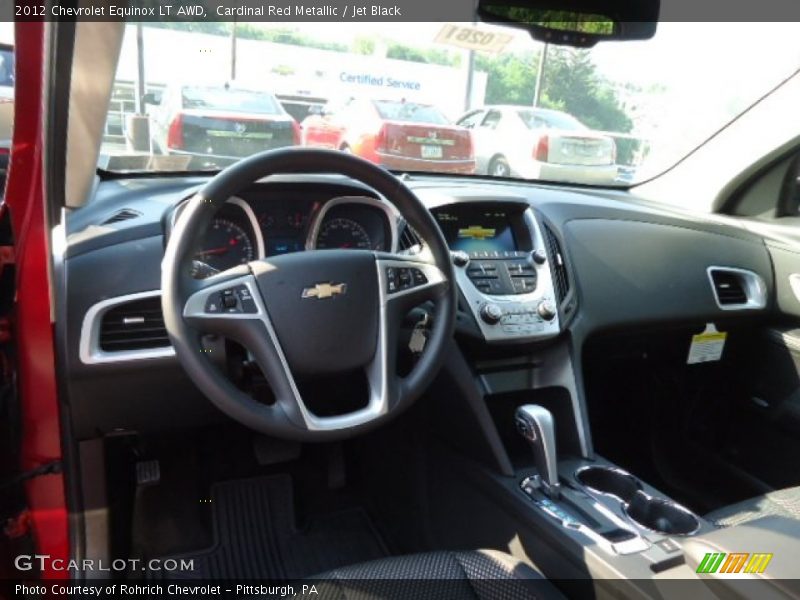 Cardinal Red Metallic / Jet Black 2012 Chevrolet Equinox LT AWD