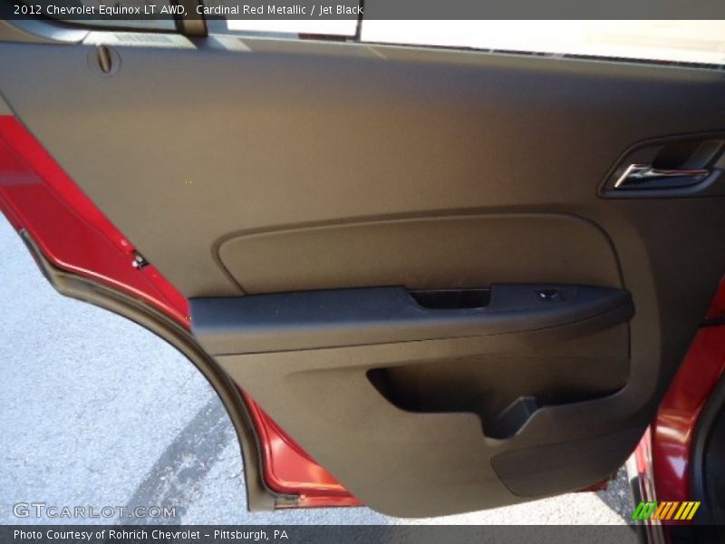 Cardinal Red Metallic / Jet Black 2012 Chevrolet Equinox LT AWD