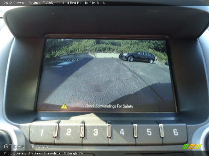 Cardinal Red Metallic / Jet Black 2012 Chevrolet Equinox LT AWD