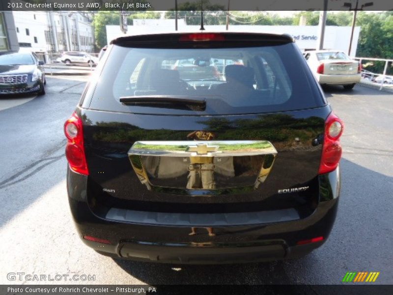 Black / Jet Black 2012 Chevrolet Equinox LS AWD