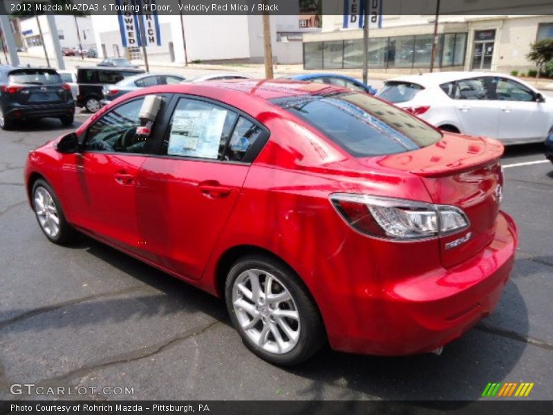 Velocity Red Mica / Black 2012 Mazda MAZDA3 s Touring 4 Door