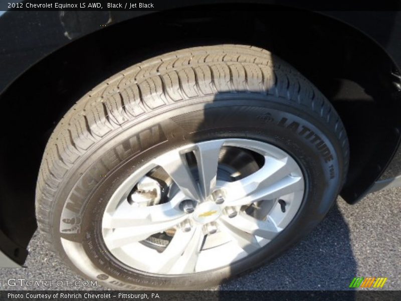 Black / Jet Black 2012 Chevrolet Equinox LS AWD