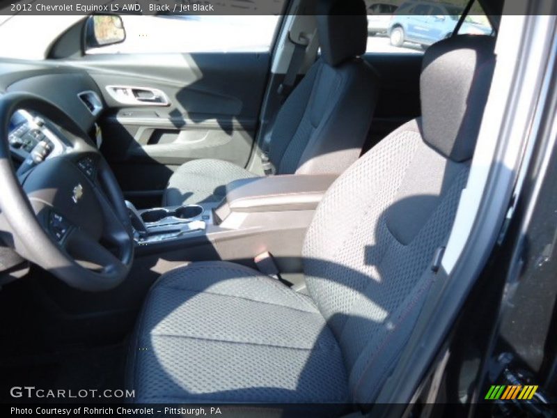 Black / Jet Black 2012 Chevrolet Equinox LS AWD