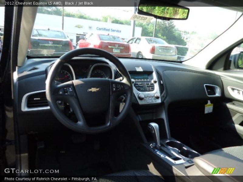 Black / Jet Black 2012 Chevrolet Equinox LS AWD