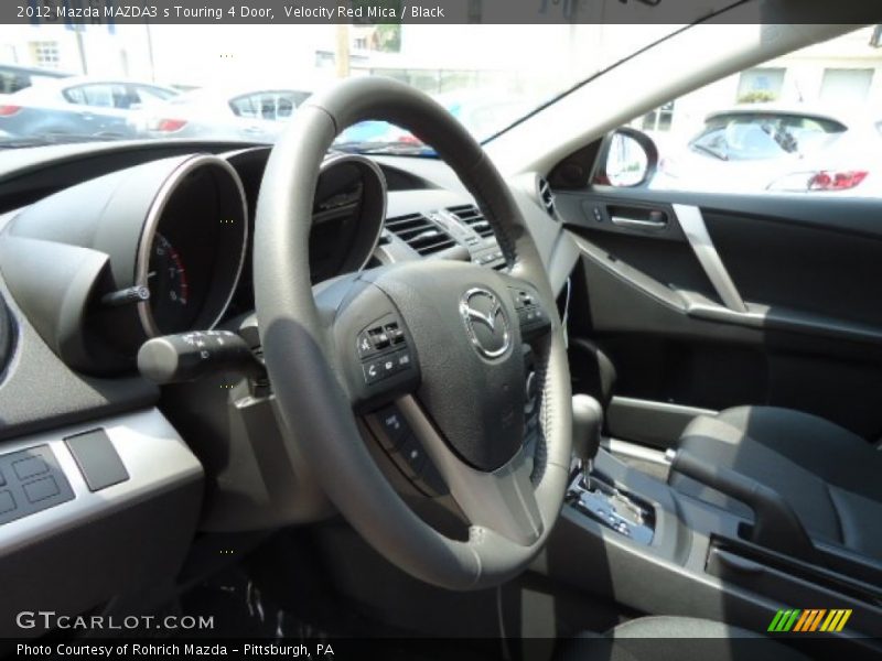 Velocity Red Mica / Black 2012 Mazda MAZDA3 s Touring 4 Door