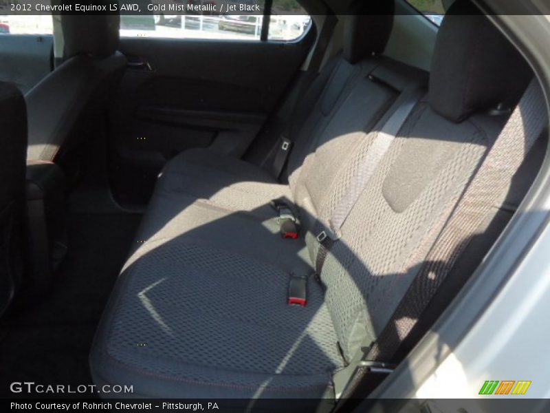 Gold Mist Metallic / Jet Black 2012 Chevrolet Equinox LS AWD