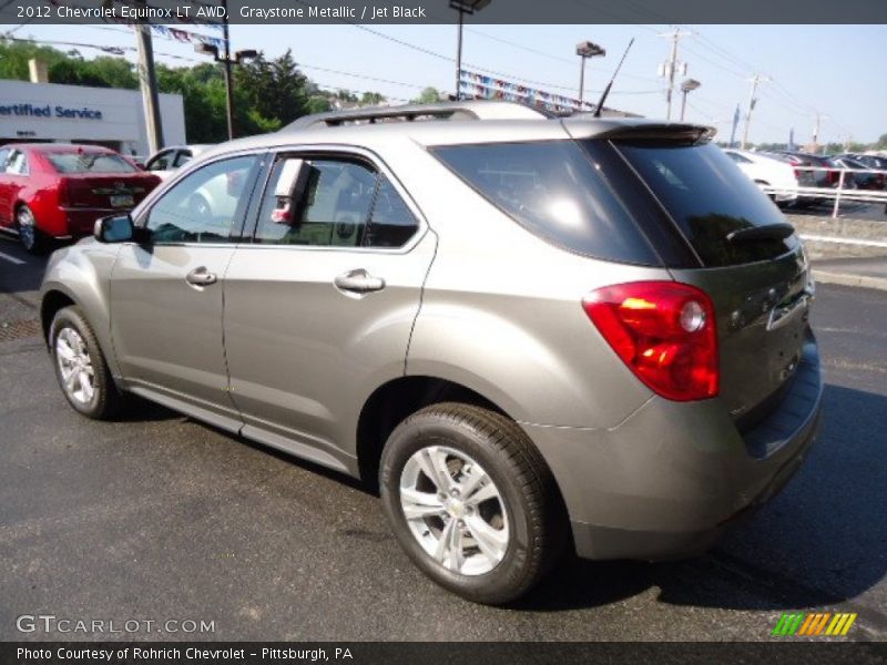 Graystone Metallic / Jet Black 2012 Chevrolet Equinox LT AWD