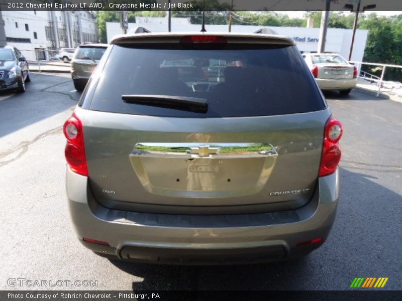 Graystone Metallic / Jet Black 2012 Chevrolet Equinox LT AWD