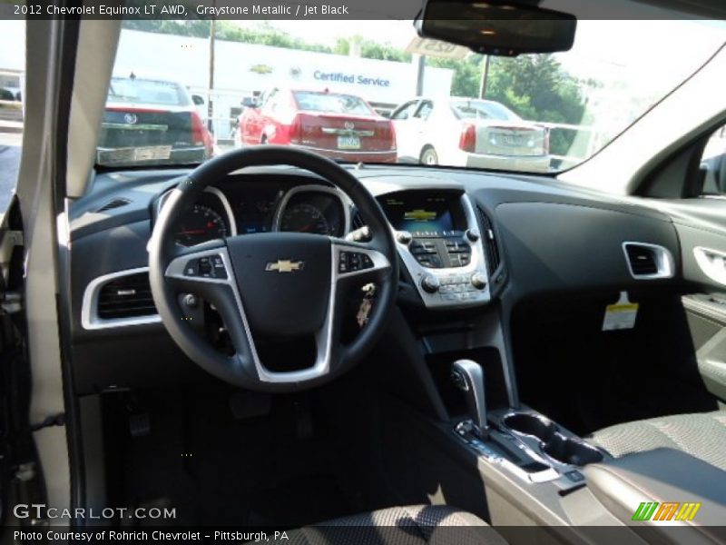 Graystone Metallic / Jet Black 2012 Chevrolet Equinox LT AWD