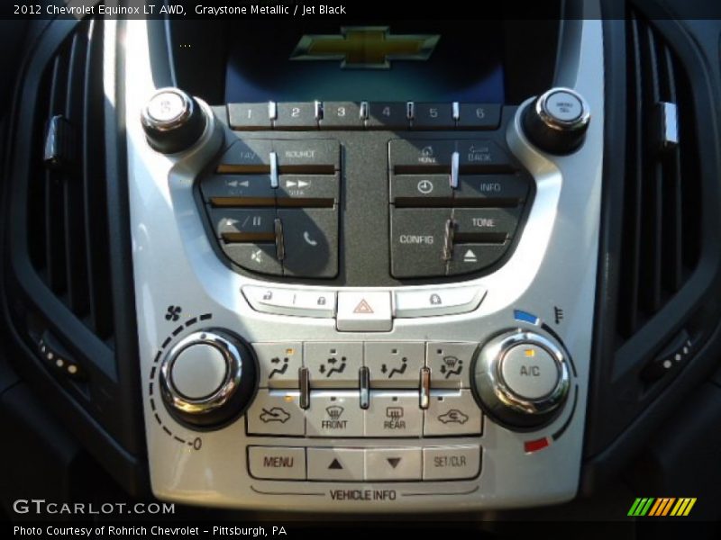 Graystone Metallic / Jet Black 2012 Chevrolet Equinox LT AWD