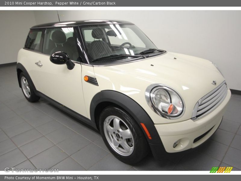 Pepper White / Grey/Carbon Black 2010 Mini Cooper Hardtop