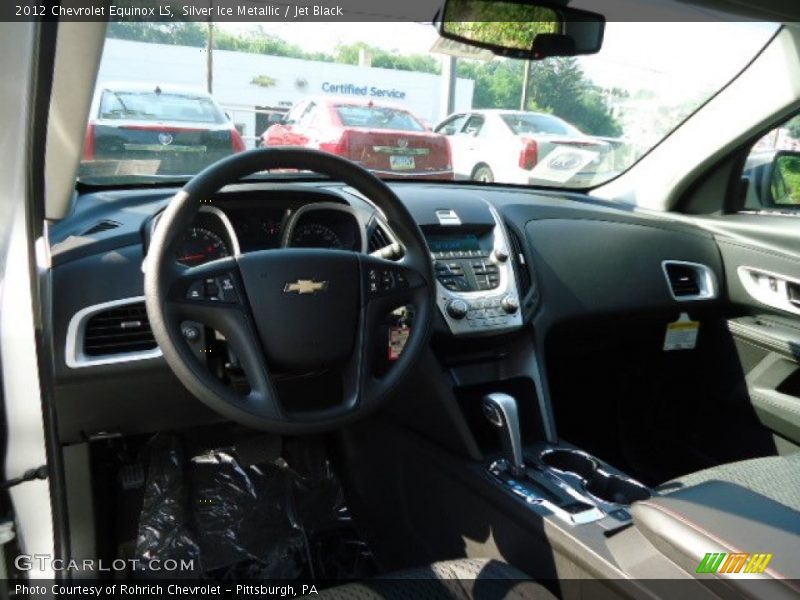 Silver Ice Metallic / Jet Black 2012 Chevrolet Equinox LS