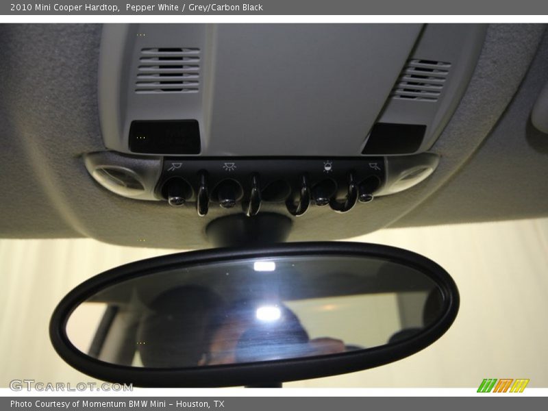 Pepper White / Grey/Carbon Black 2010 Mini Cooper Hardtop