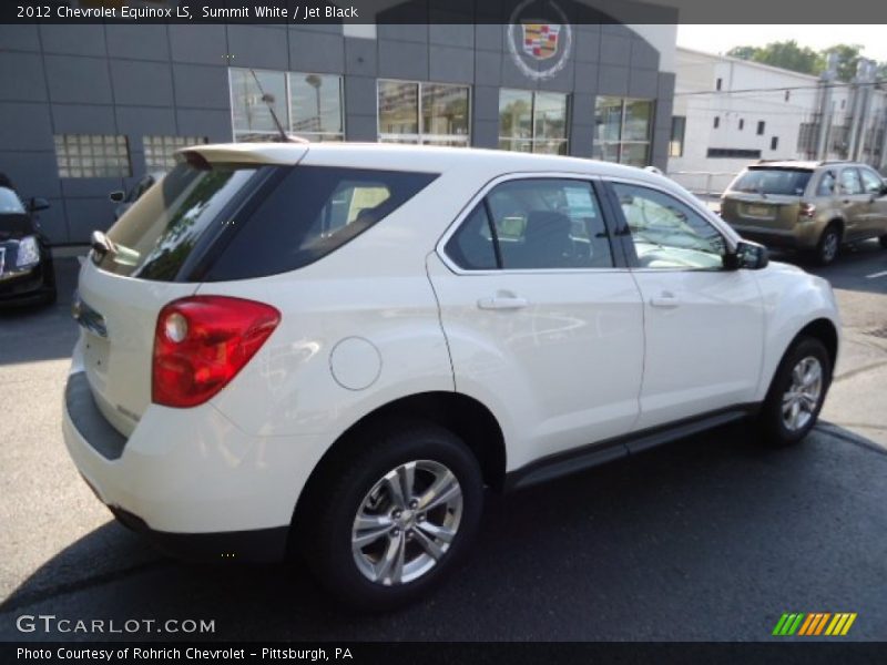 Summit White / Jet Black 2012 Chevrolet Equinox LS