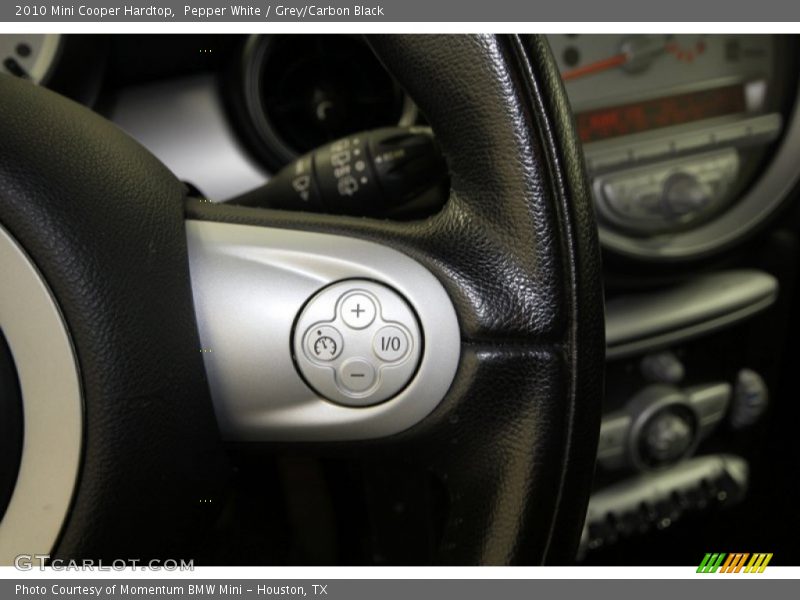 Pepper White / Grey/Carbon Black 2010 Mini Cooper Hardtop